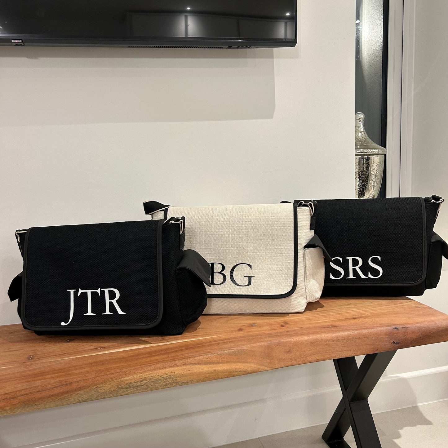 Black Baby Changing Nappy Bags
