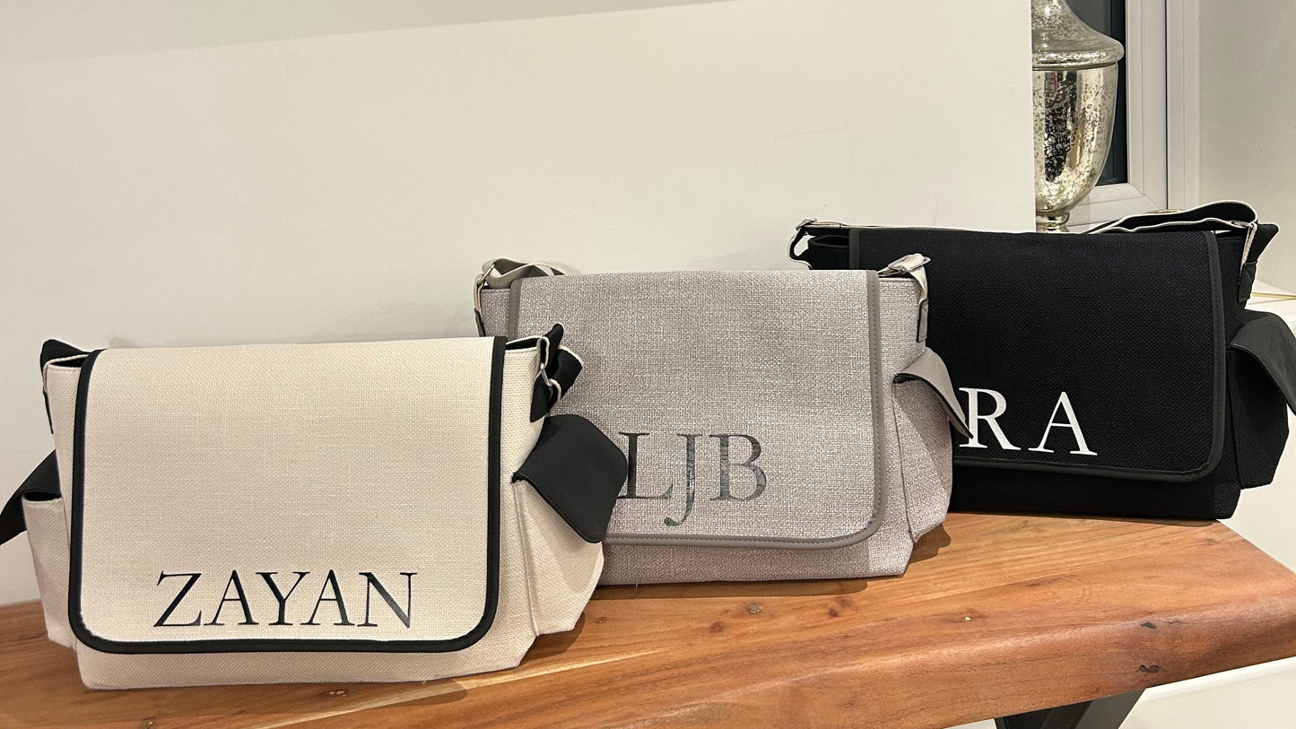 Black Baby Changing Nappy Bags