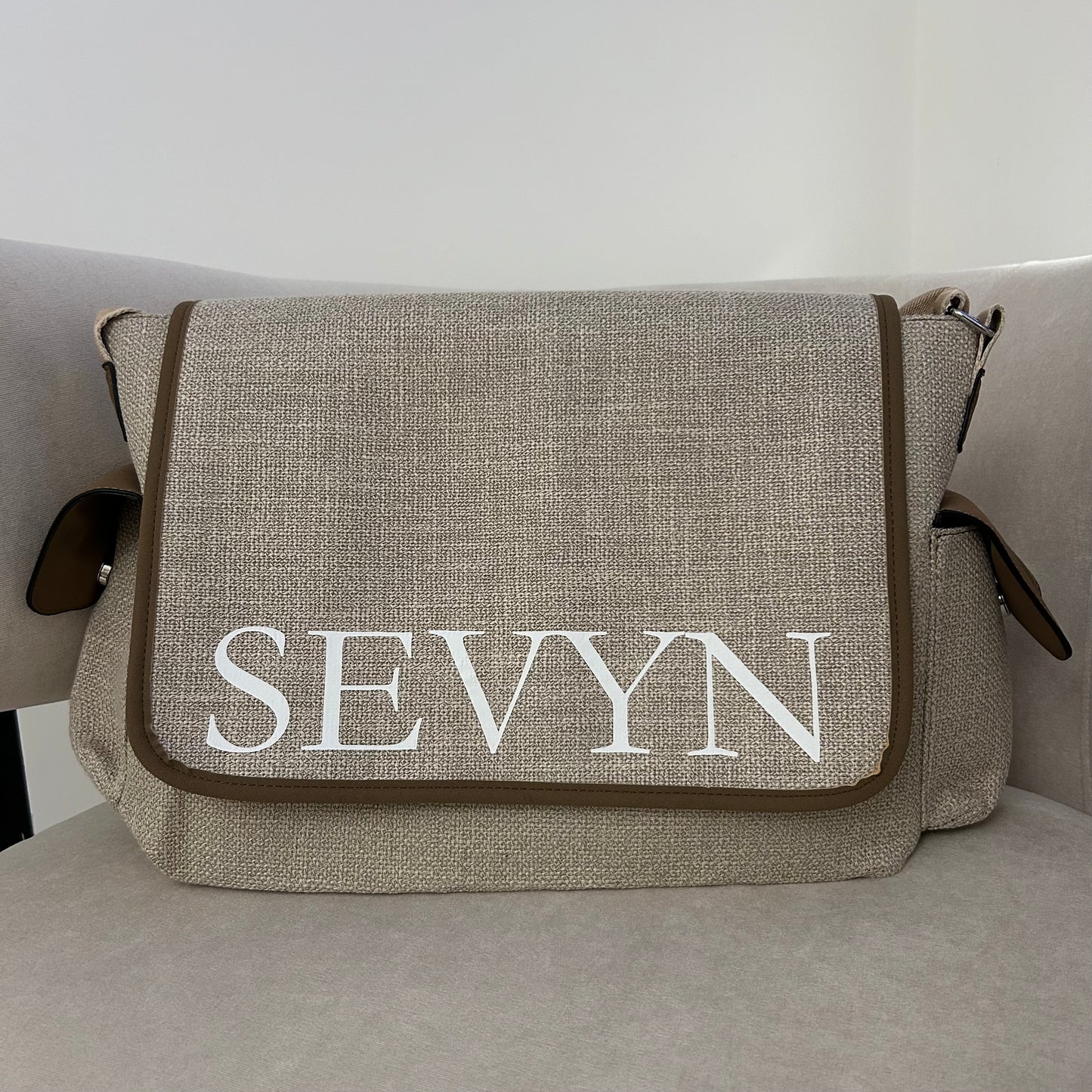 Beige Baby Changing Nappy Bags
