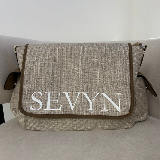 Beige Baby Changing Nappy Bags