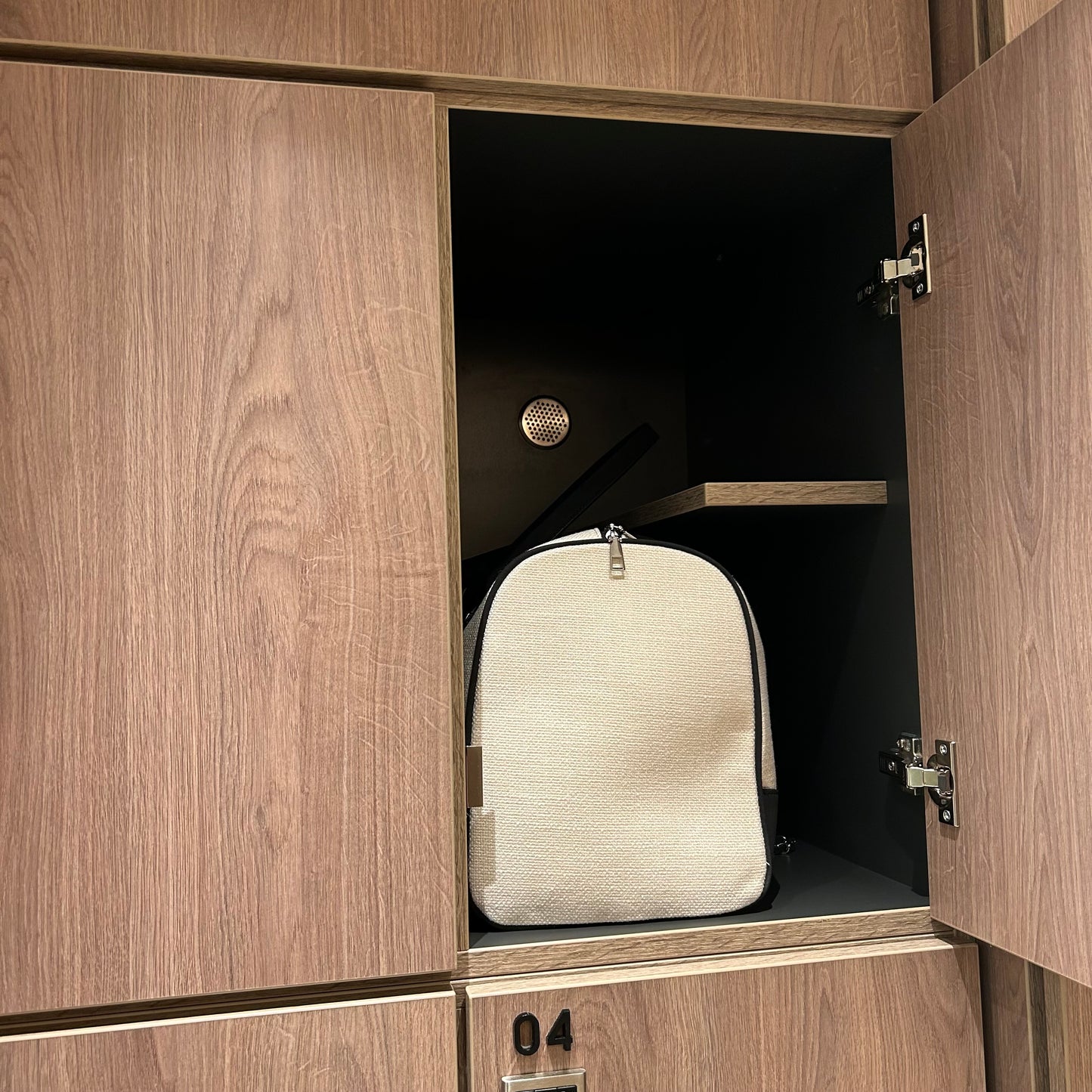 Cream & Black Personalised Hold-all