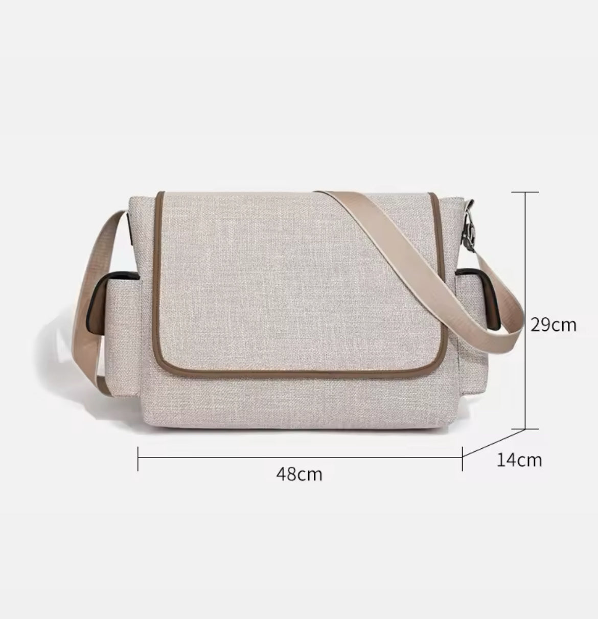 Beige Baby Changing Nappy Bags