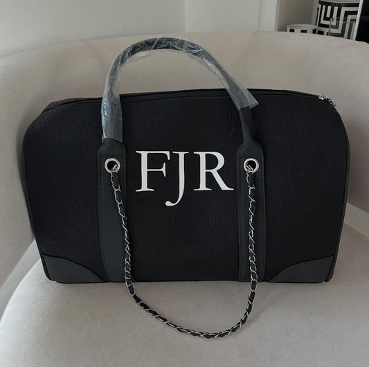 Black Personalised Hold-all